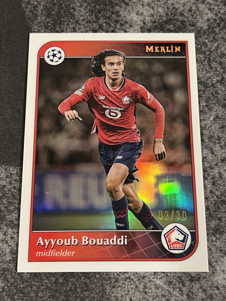 2024-25-topps-merlin-ucc-pearl-refractor-ayyoub-bouaddi-losc-lille-additional-two