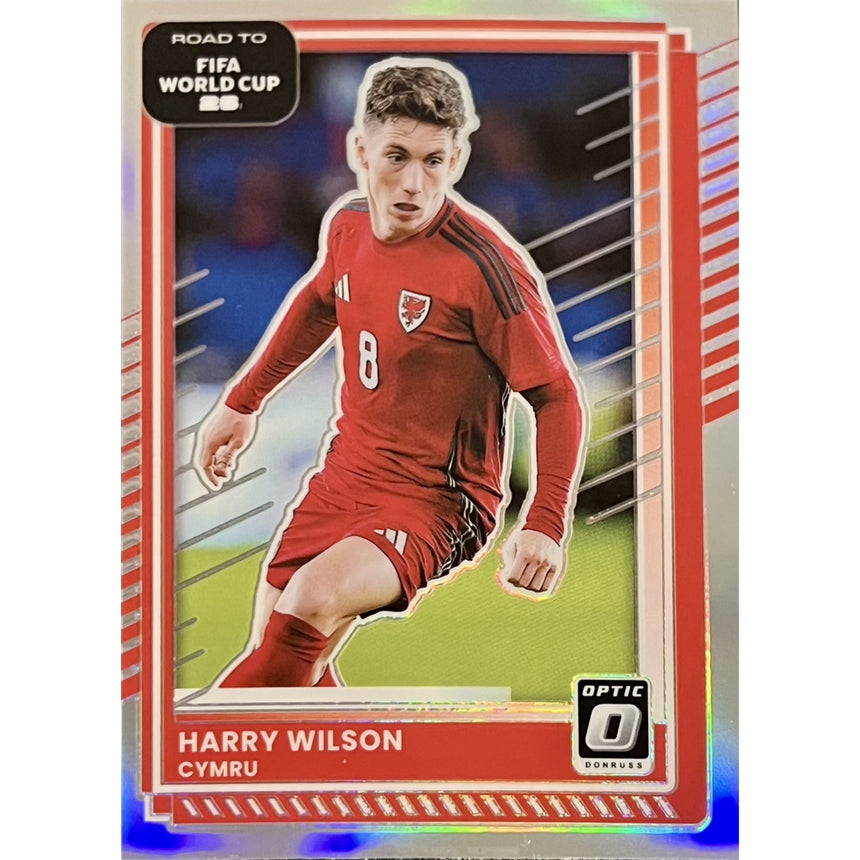 2025-26-donruss-road-to-fifa-world-cup-26-optic-prizm-harry-wilson-cymru-front