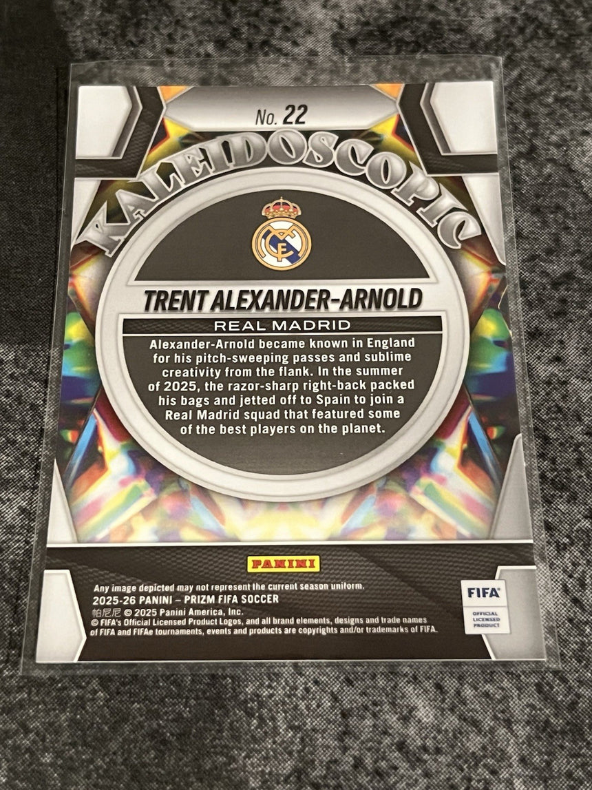 2025-26-panini-prizm-fifa-soccer-kaleidoscopic-trent-alexander-arnold-real-madrid-additional-three