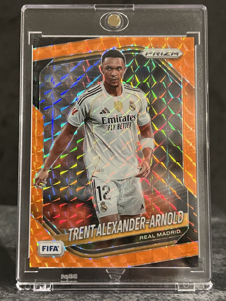 2025-26-panini-prizm-fifa-soccer-orange-mosaic-prizm-299-trent-alexander-arnold-real-madrid-back
