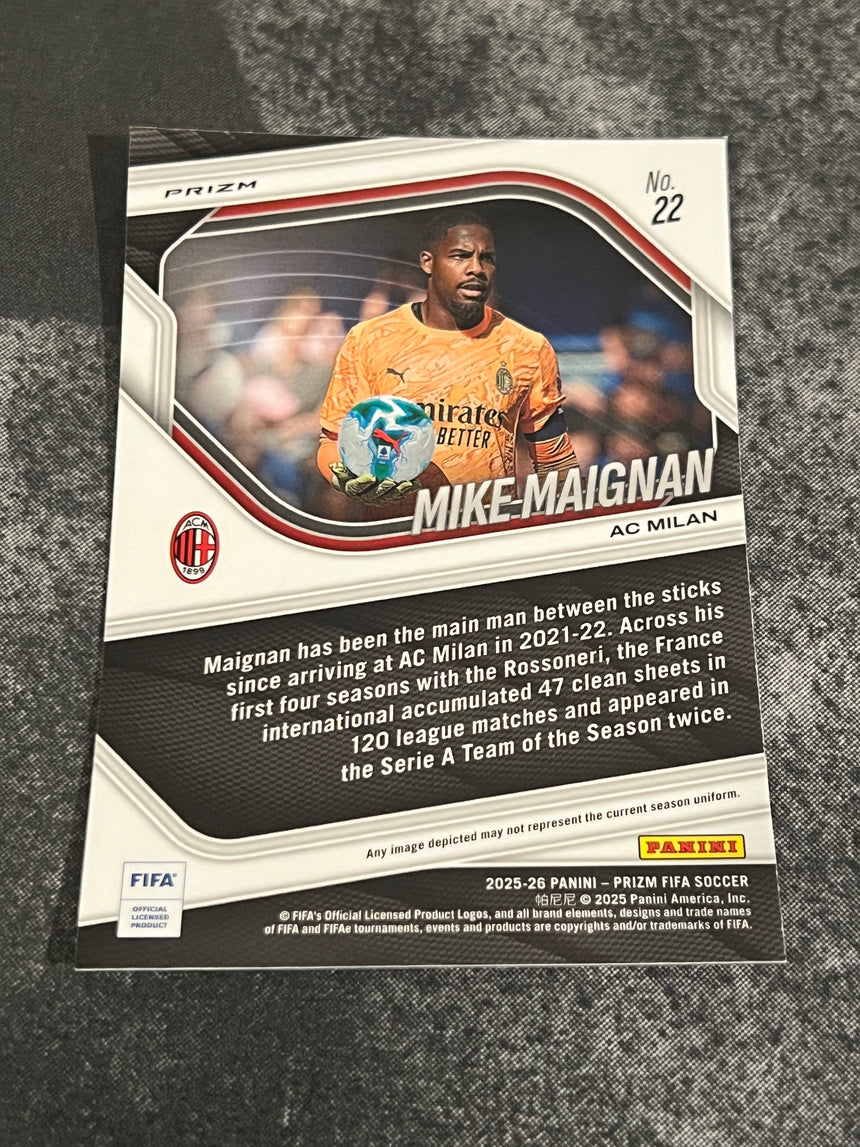 2025-26-panini-prizm-fifa-soccer-pink-mosaic-prizm-mike-maignan-ac-milan-back