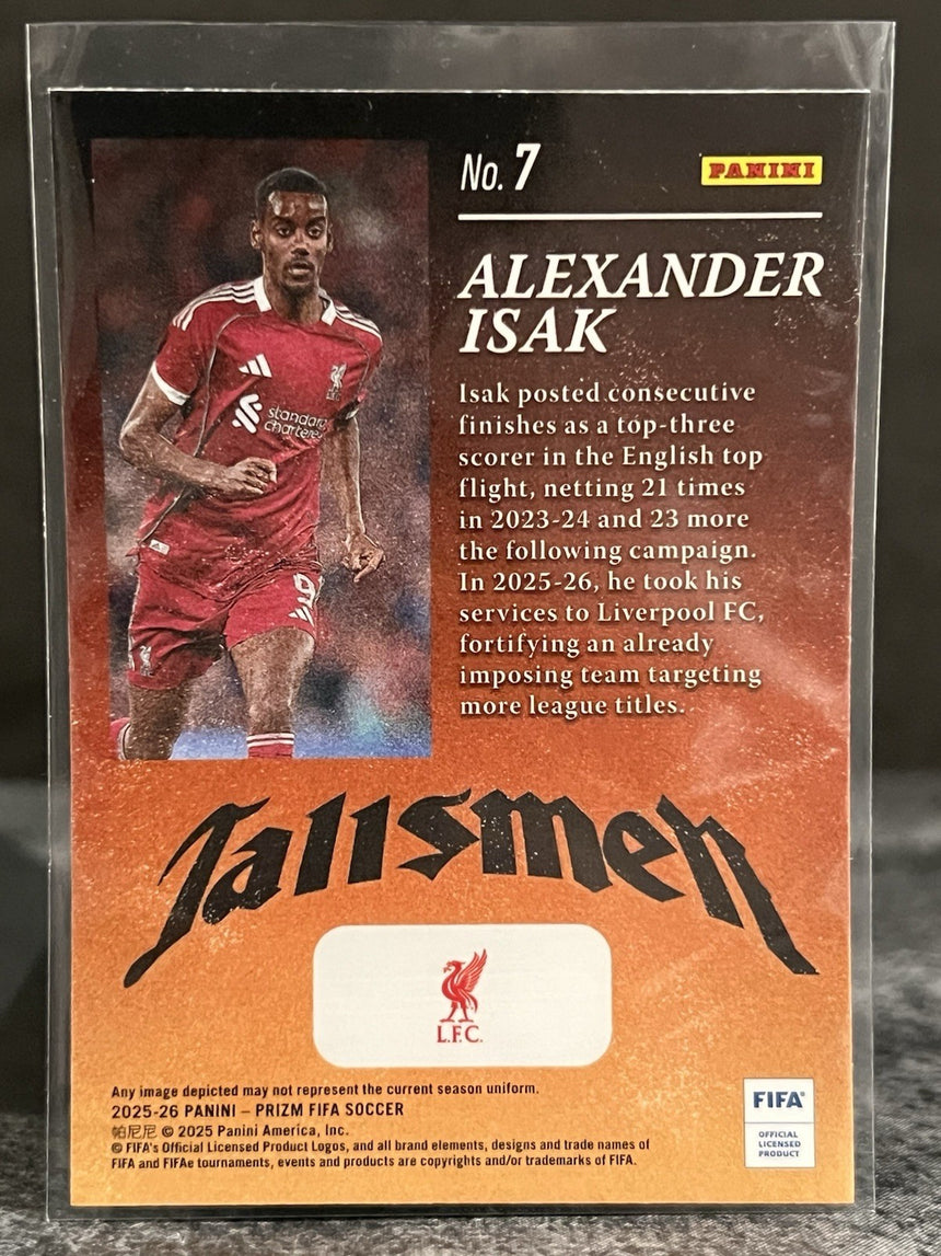 2025-26-panini-prizm-fifa-soccer-talismen-alexander-isak-liverpool-fc-additional-one