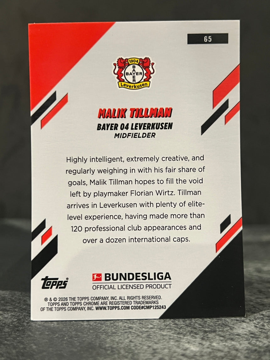 2025-26-topps-chrome-bundesliga-pulsar-malik-tillman-bayer-04-leverkusen-additional-one