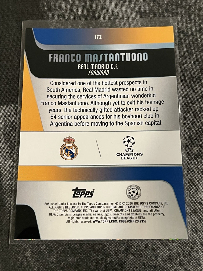 2025-26-topps-chrome-ucc-rookie-pink-mini-diamonds-franco-mastantuono-250-real-madrid-additional-three