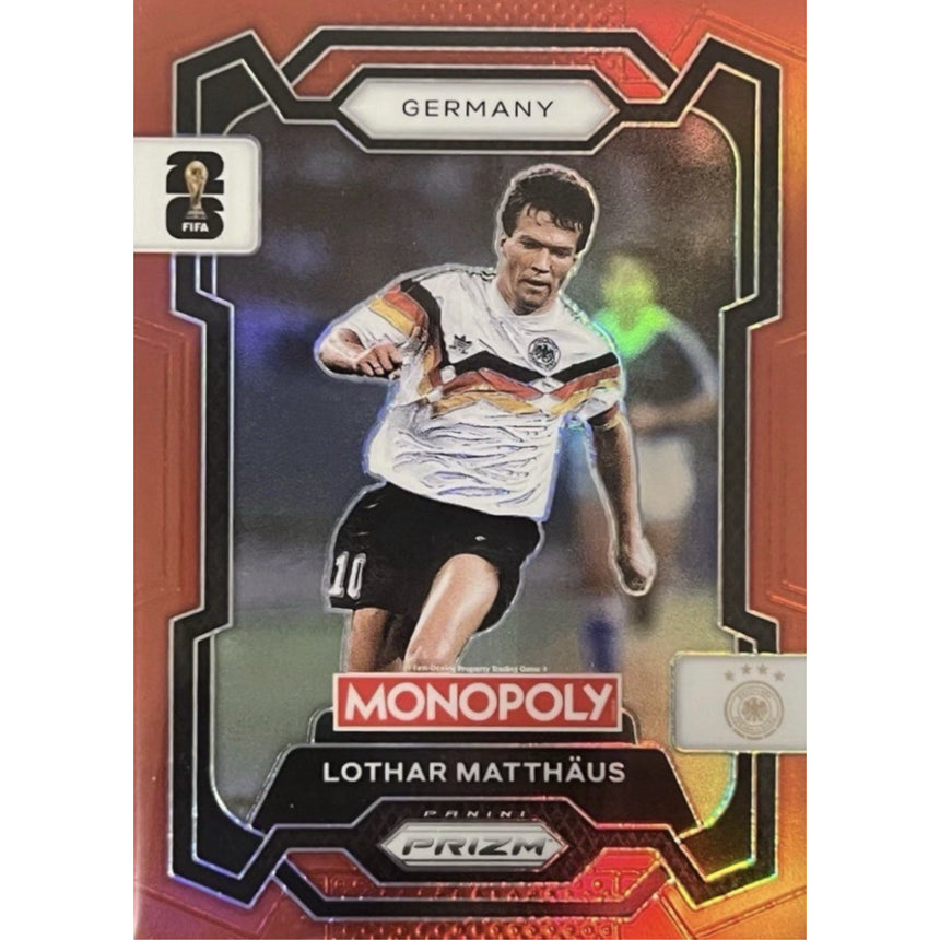 2026-panini-prizm-world-cup-monopoly-red-prizm-lothar-matthaus-germany-front