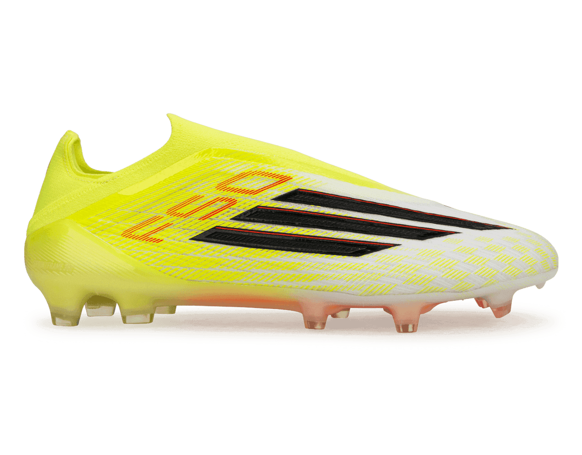 adidas Men's F50 Elite Laceless FG Solar Yellow/Black/Red – Azteca