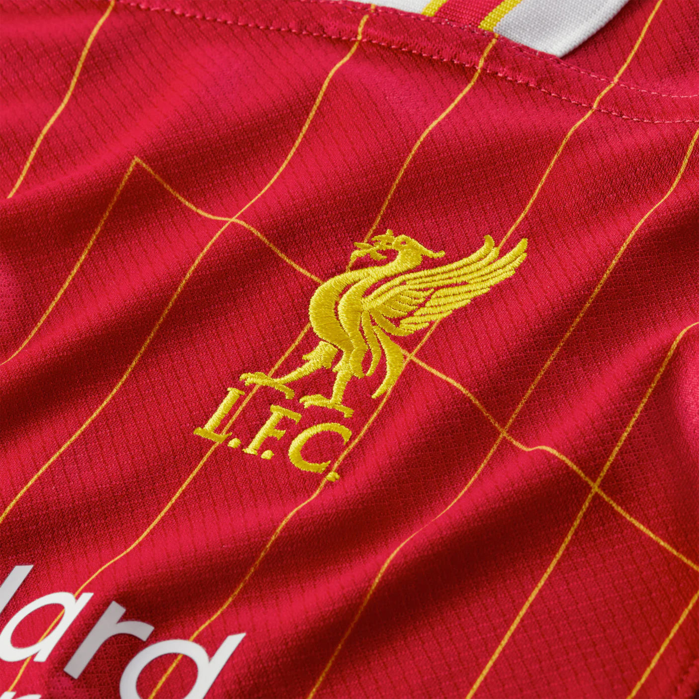 Nike Kids Liverpool Home Jersey 2024/25 Red/Yellow Crest
