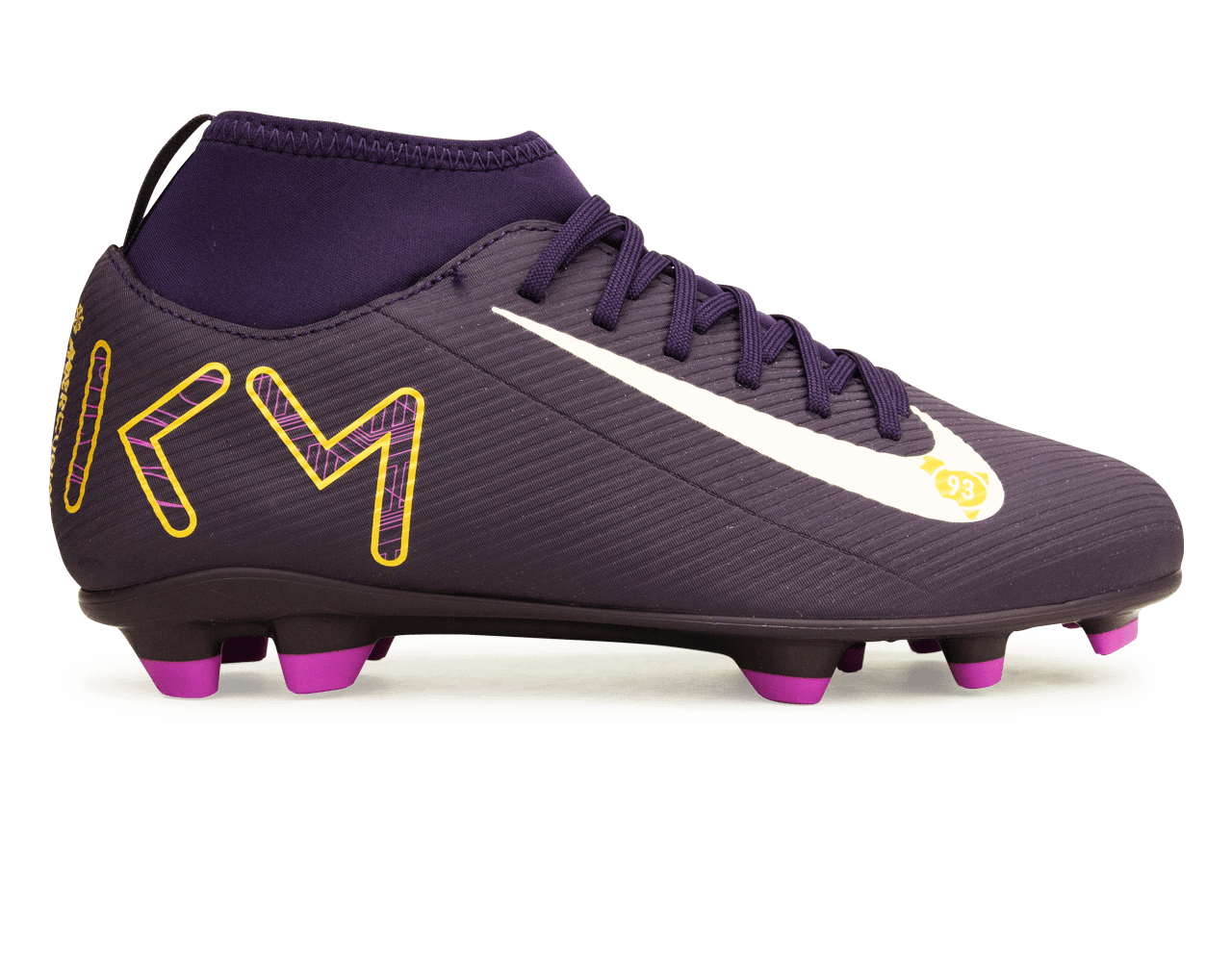 Nike Kids Zoom Mercurial Superfly 10 Club KM FG/MG Grand Purple/Pale Ivory