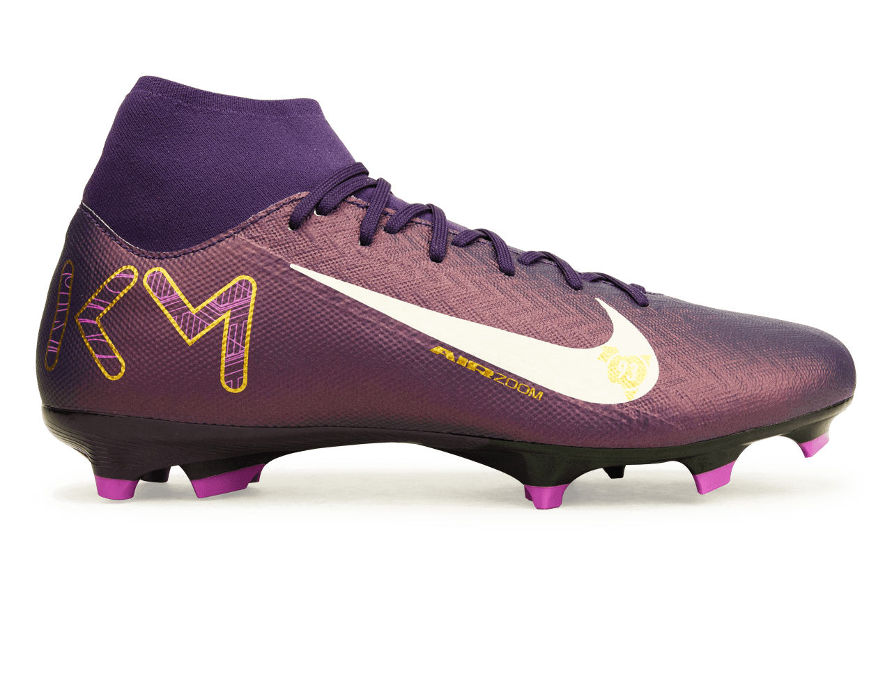 Nike Men's Zoom Mercurial Superfly 10 Academy KM FG/MG Grand Purple/Pale Ivory
