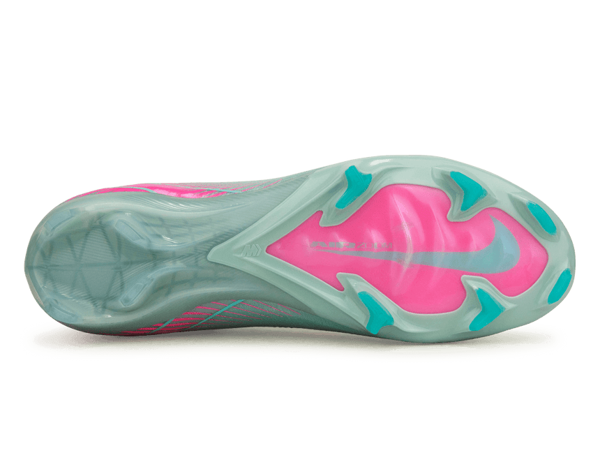 Nike Men's Zoom Mercurial Superfly 10 Elite FG Ocean Cube/Pink Blast Sole