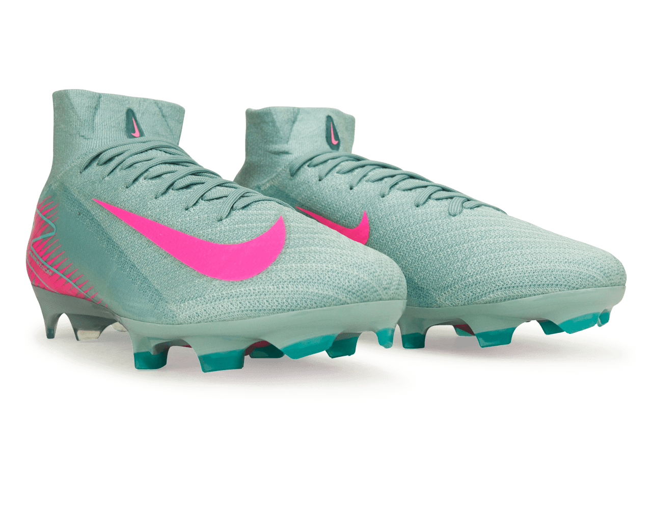 Nike Men's Zoom Mercurial Superfly 10 Elite FG Ocean Cube/Pink Blast Together