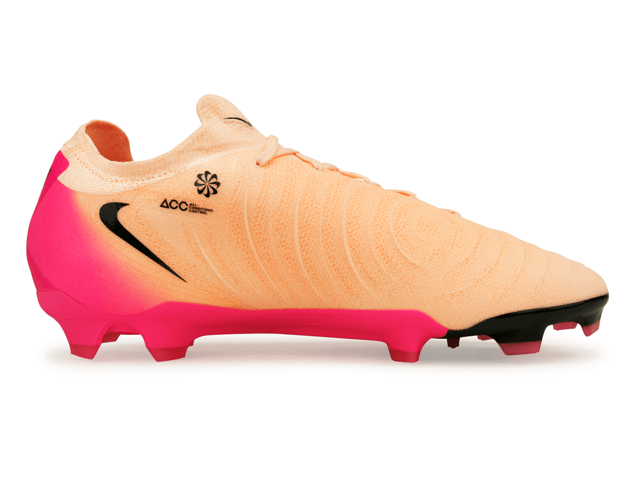 Nike Men's Phantom GX II Pro FG Crimson Tint/Black/Pink Blast Side