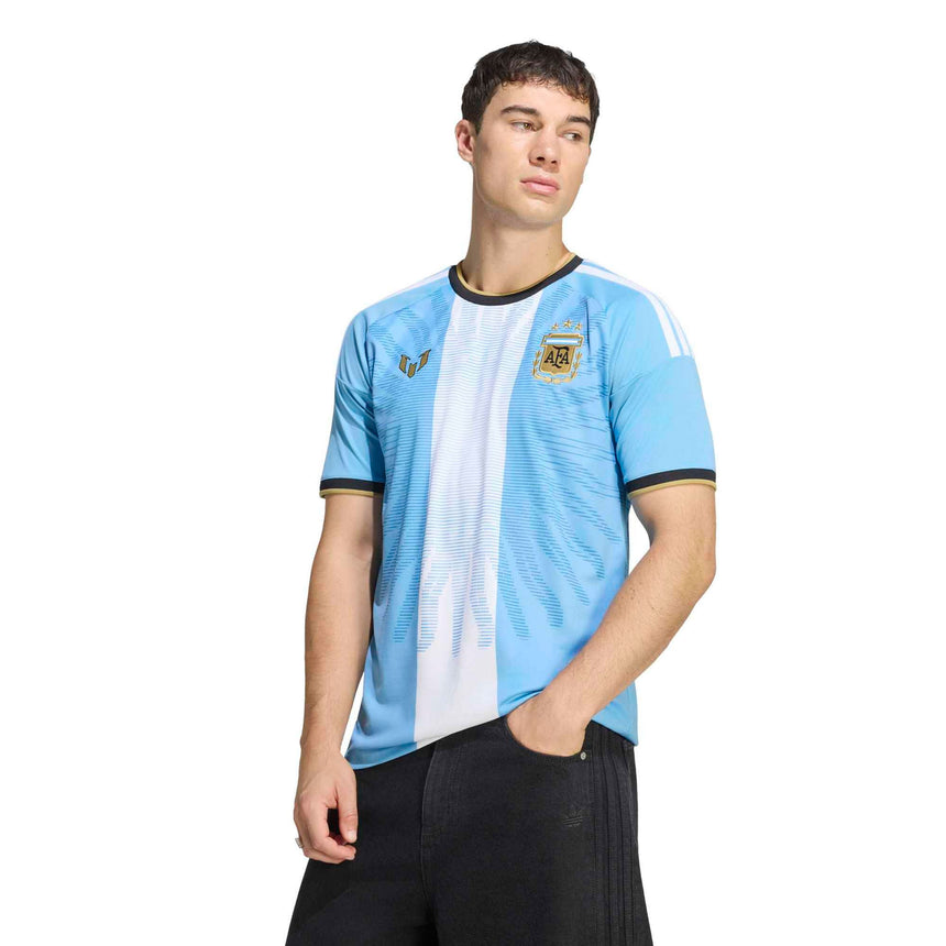 adidas Argentina Men's 2026 Jersey White/Blue Model