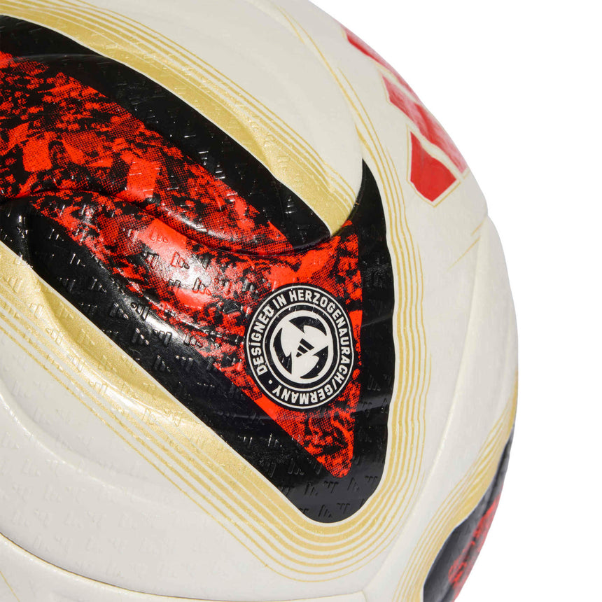 adidas Bundesliga 2026/27 Torfabrik Pro Ball White/Red Crest