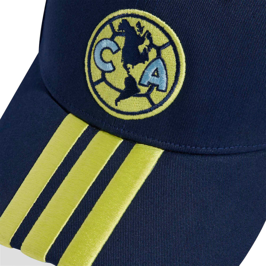 adidas Club America Baseball Cap Blue/Yellow Crest