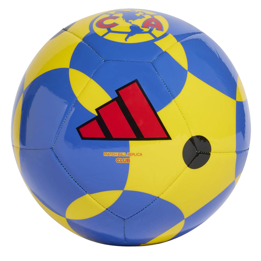 adidas Club America Club Ball Yellow/Black/Blue Front