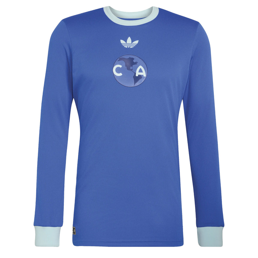 adidas Club America Men's Anniversary 2026/27 Long Sleeve Jersey Blue Front