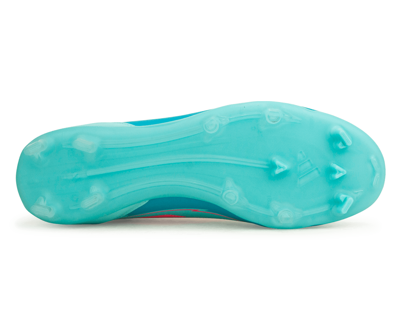 adidas Men's F50 Messi League FG/MG Aqua/Pink Sole