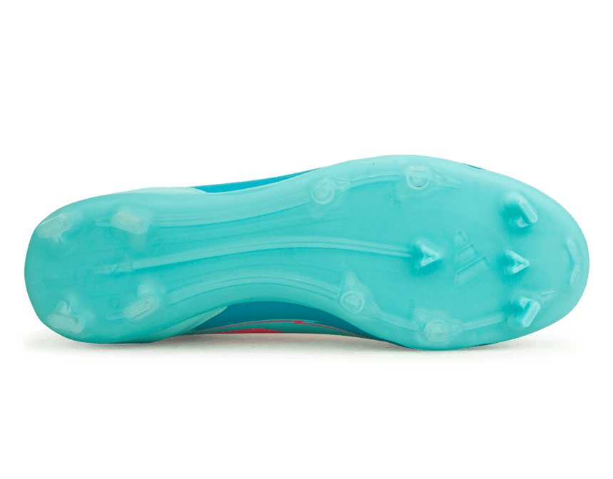 adidas Men's F50 Messi League FG/MG Aqua/Pink Sole