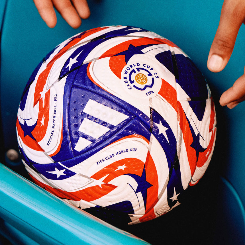 adidas FIFA Club World Cup 2025/26 Official Match Ball White/Blue/Red Detail Two