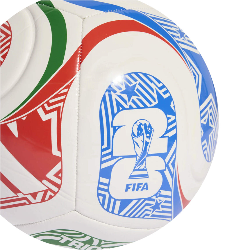 adidas FIFA 2026 World Cup Trionda Club Ball Red/Green/Blue Detail