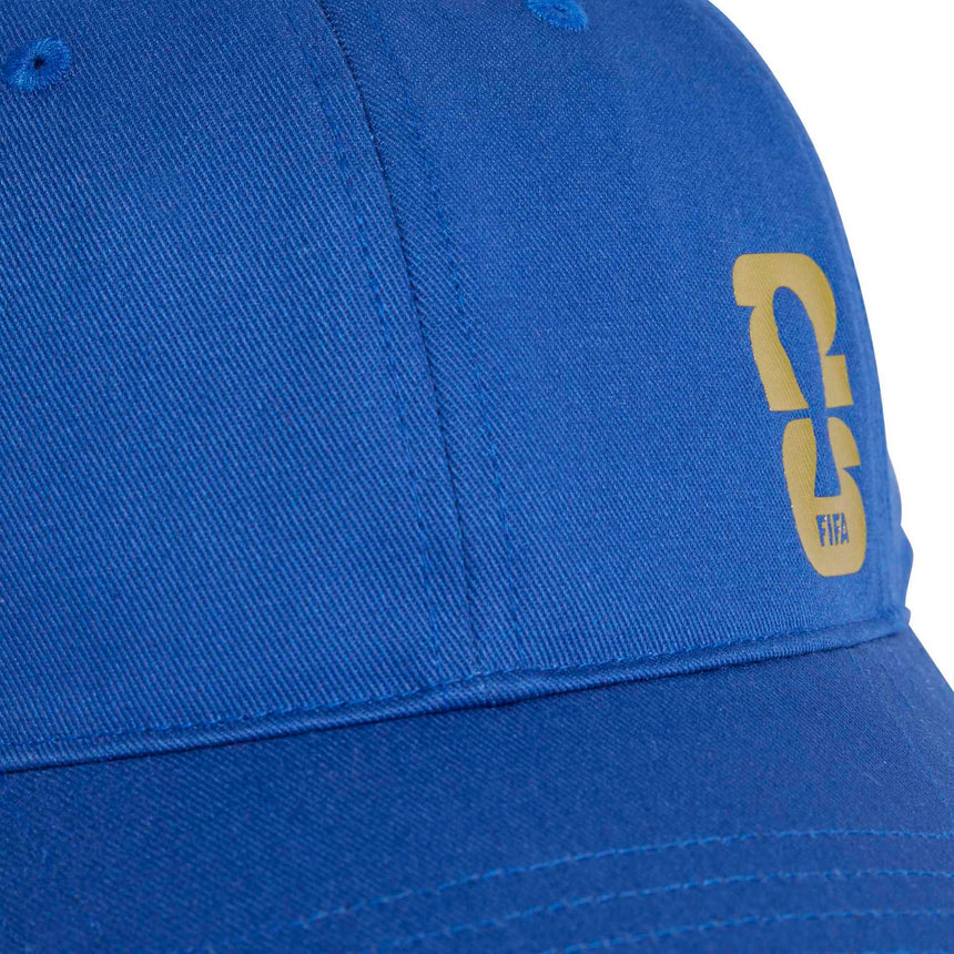 adidas FIFA World Cup 2026 Official Emblem Cap Royal Blue Crest