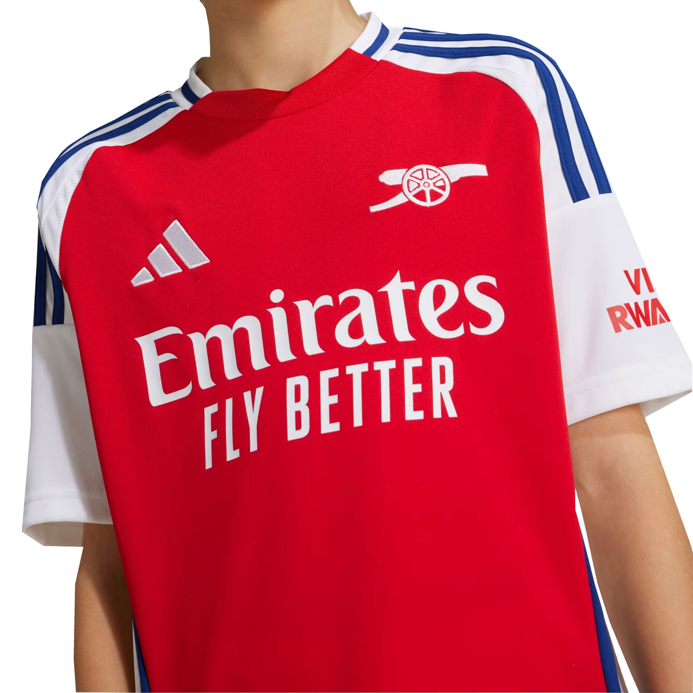 adidas Kids Arsenal 2024/25 Home Jersey Red/White Crest