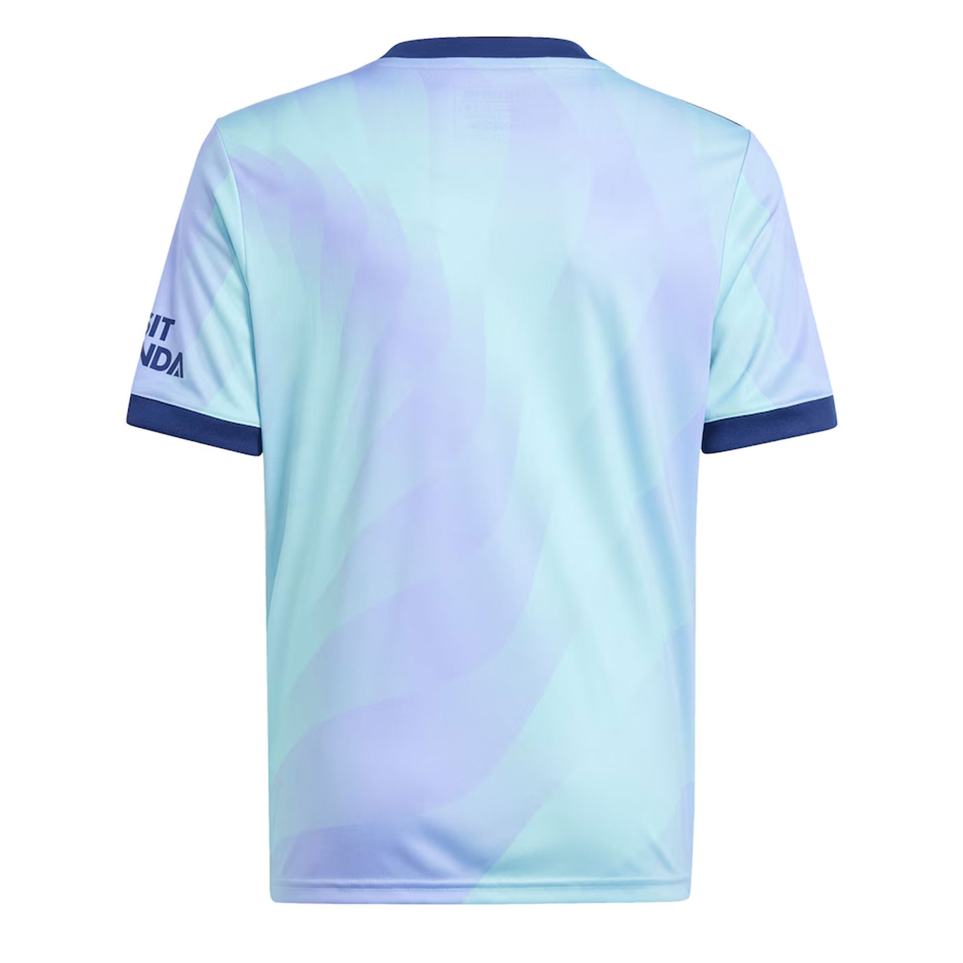 adidas Kids Arsenal 2024/25 Third Jersey Clear Aqua/Light Flash Purple Back