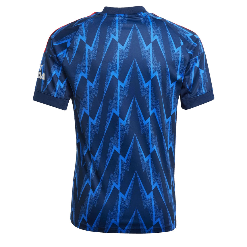 adidas Kids Arsenal 2025/26 Away Jersey Night Indigo/Grey Two Back