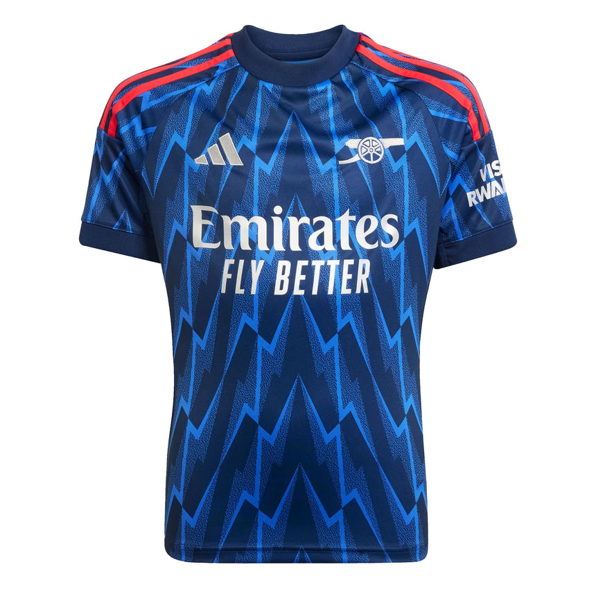 adidas Kids Arsenal 2025/26 Away Jersey Night Indigo/Grey Two Front