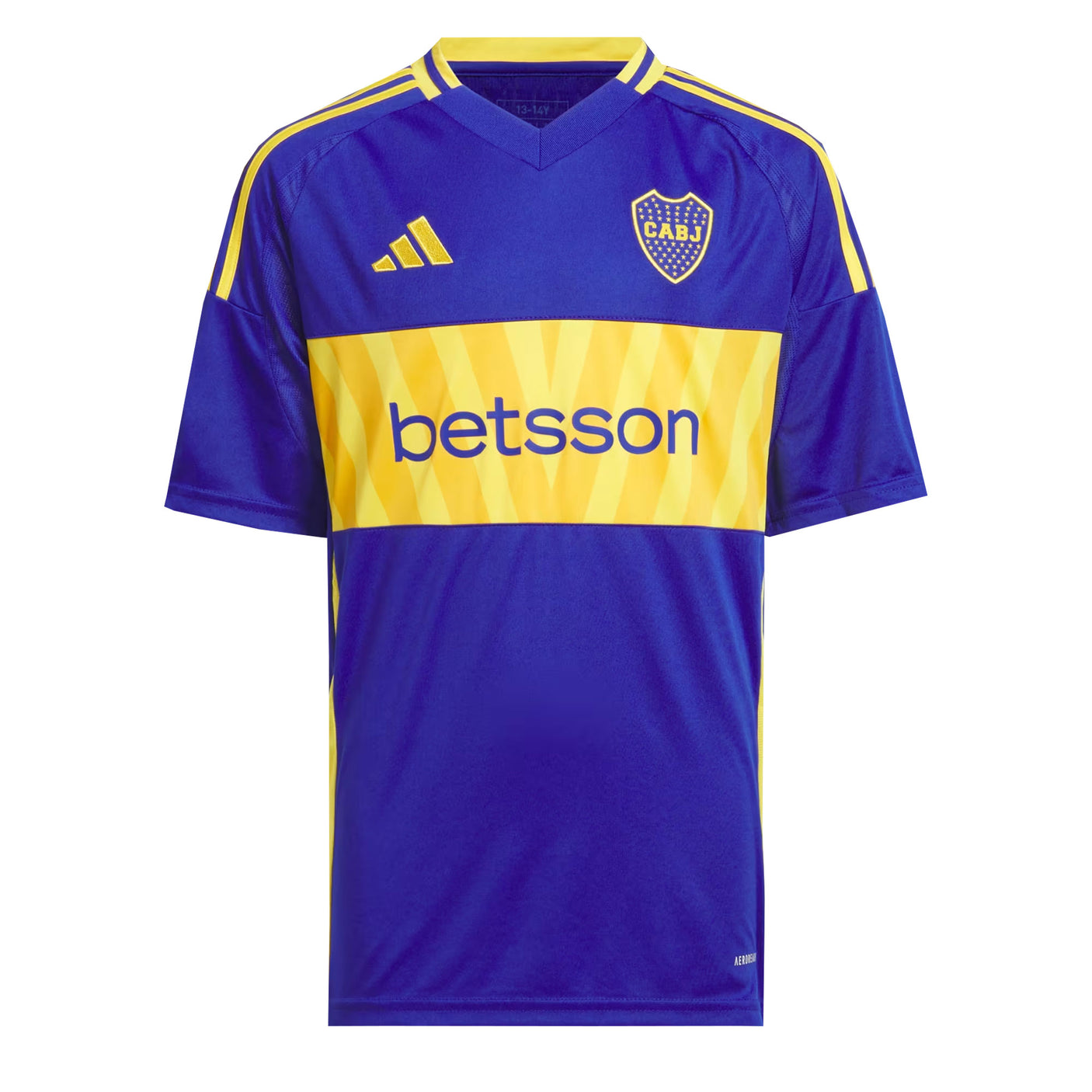 adidas Kids Boca Juniors 2024/25 Home Jersey Semi Lucid Blue/Bold Gold Front