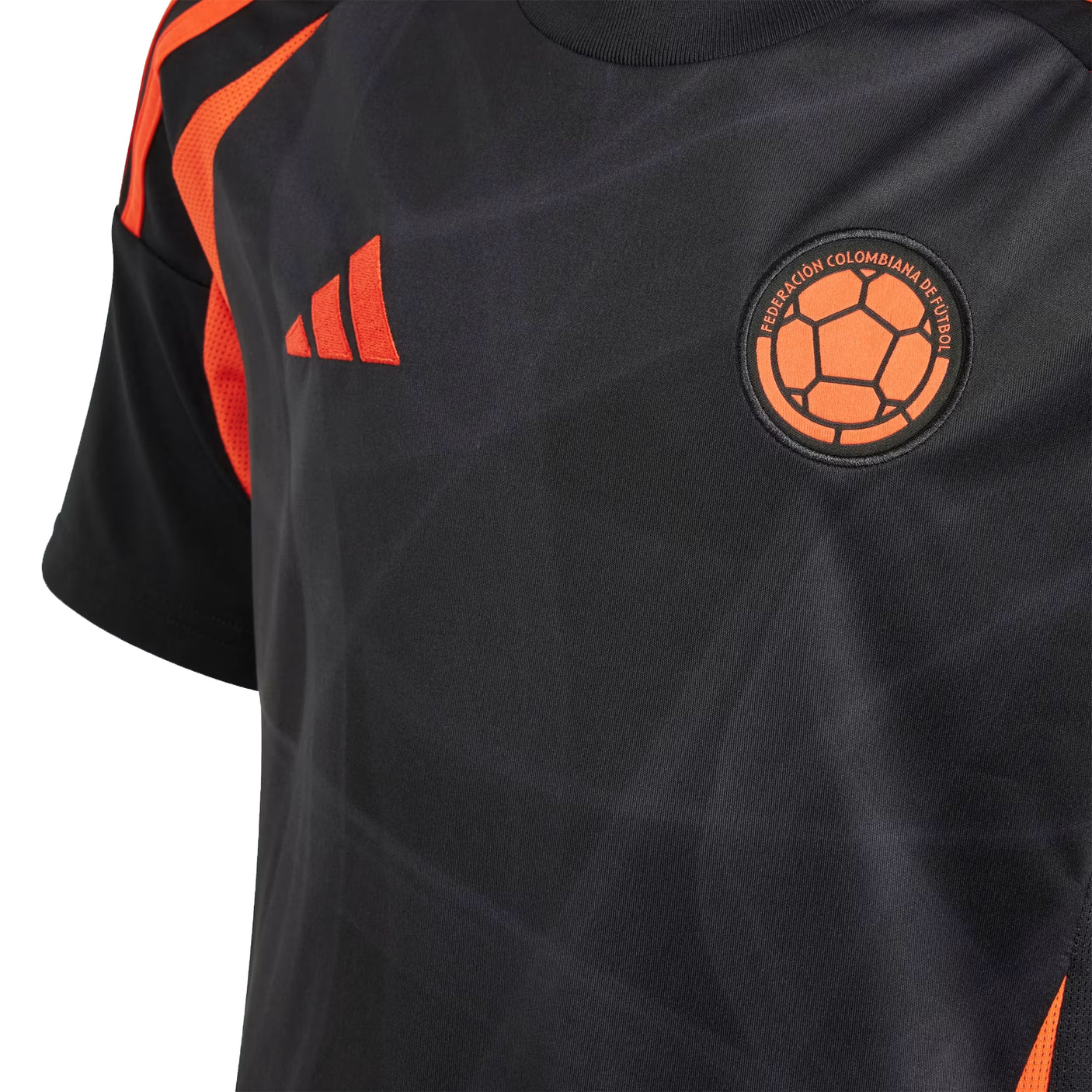 adidas Kids Colombia 2024/25 Away Jersey Black/Orange Back