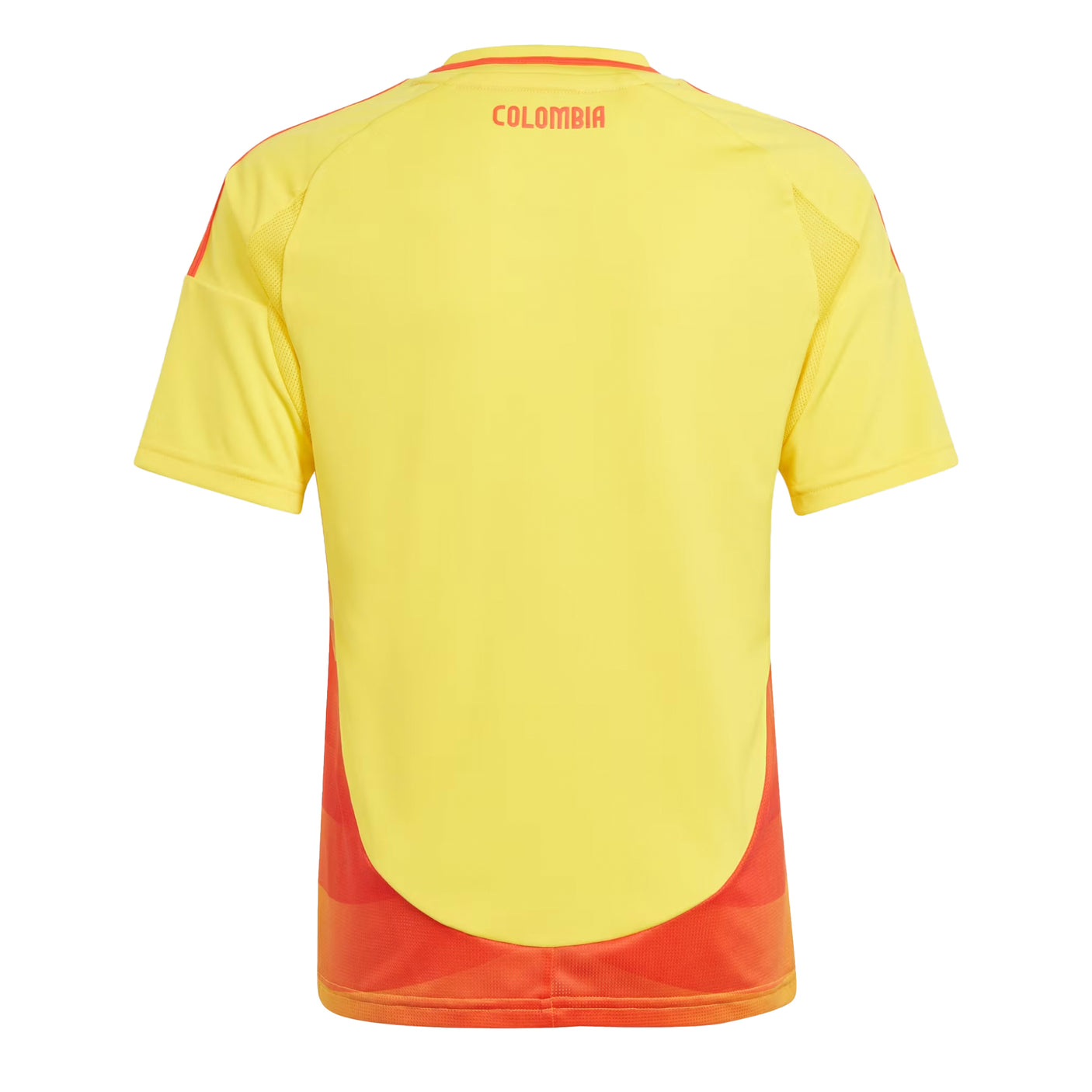adidas Kids Colombia 2024/25 Home Jersey Yellow Back