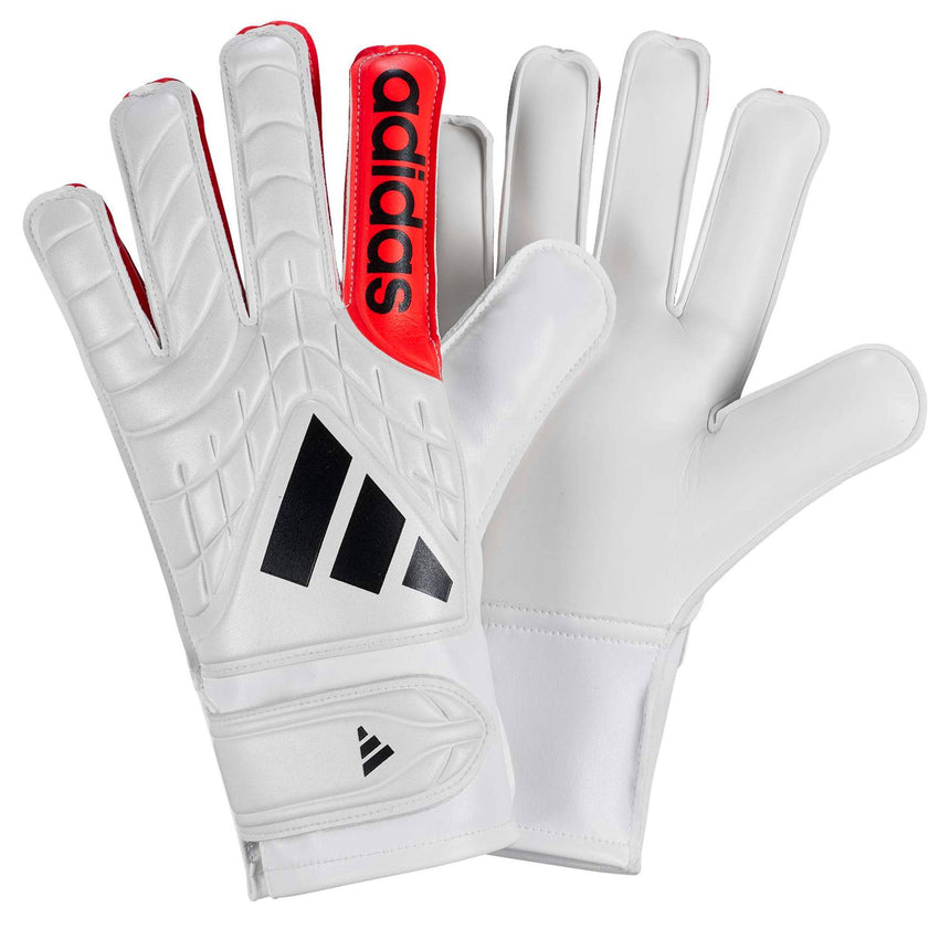 adidas Kids Copa Club Goalkeeper Gloves White/Black/Red Both