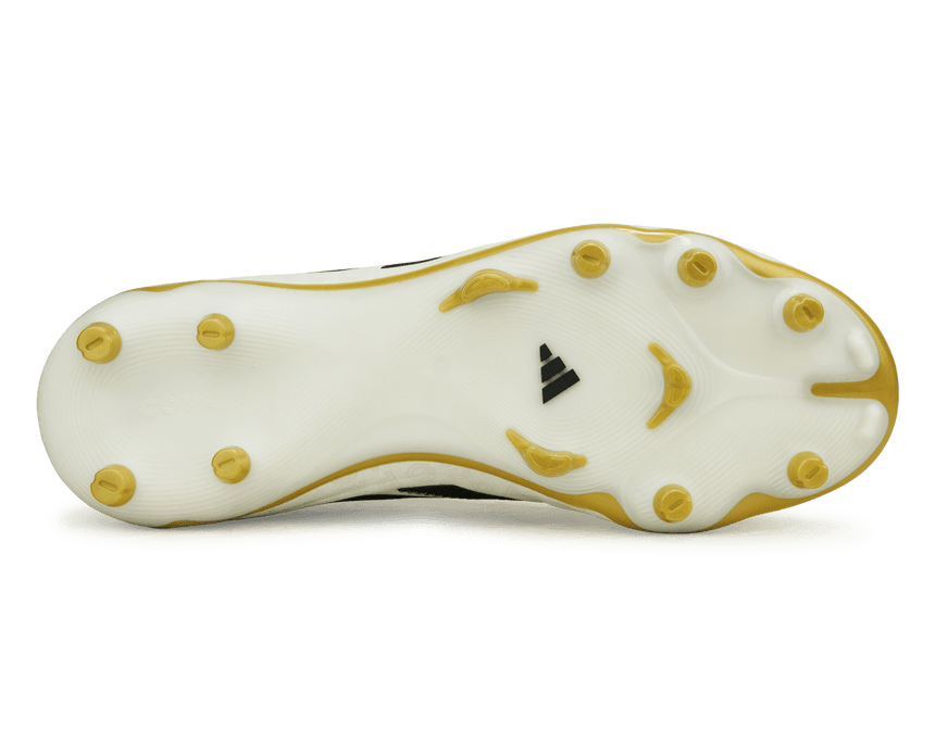 adidas Kids Copa Pure III League FG/MG White/Black/Gold Sole