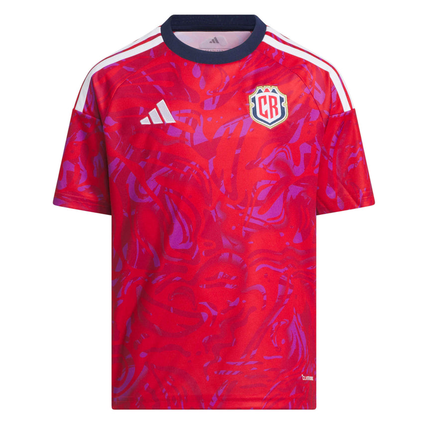 adidas Kids Costa Rica World Cup 2026 Home Jersey Red Front