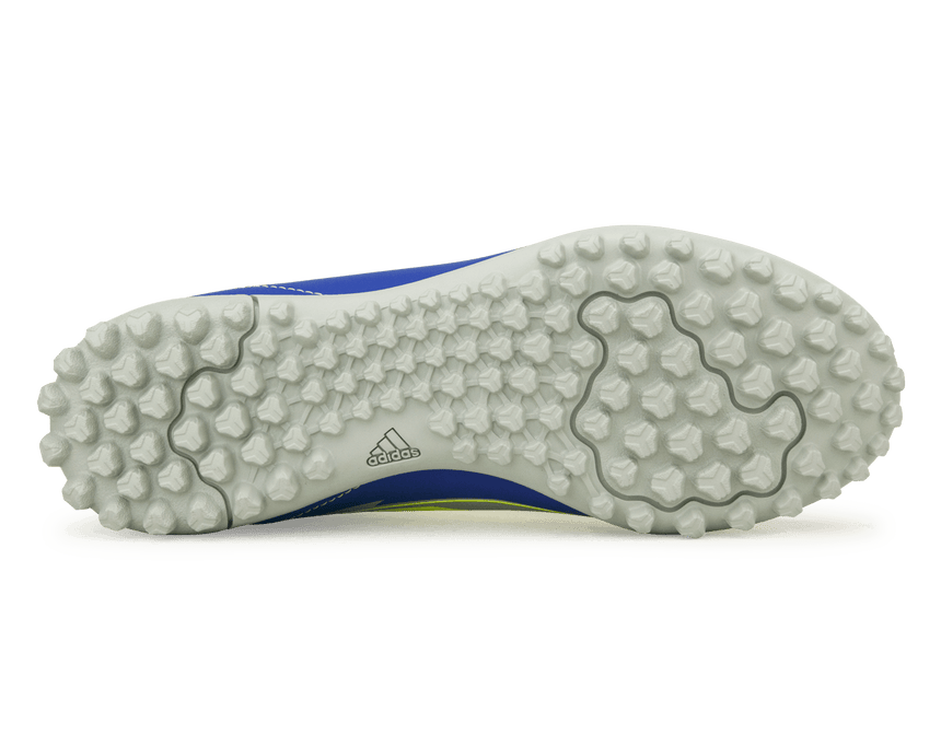 adidas Kids F50 Club Messi TF Silver/Volt/Blue Sole