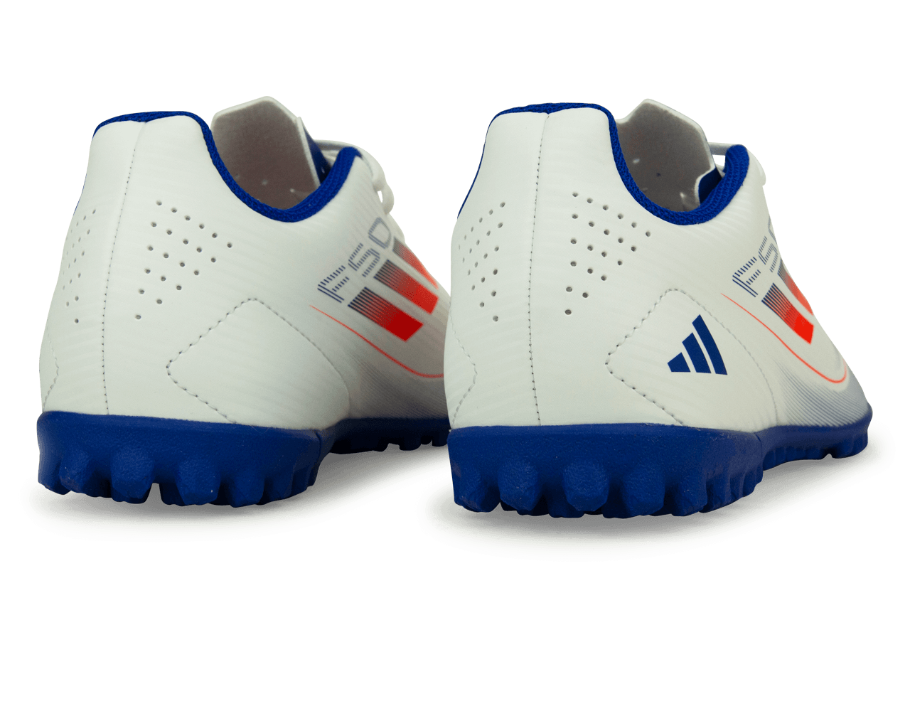 adidas Kids F50 Club TF White/Lucid Blue Rear