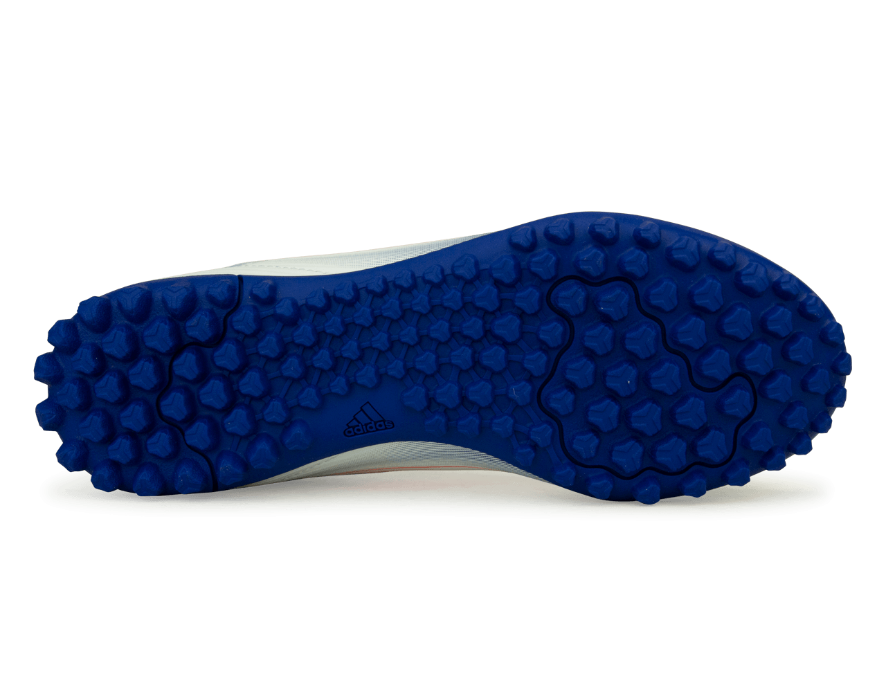 adidas Kids F50 Club TF White/Lucid Blue Sole