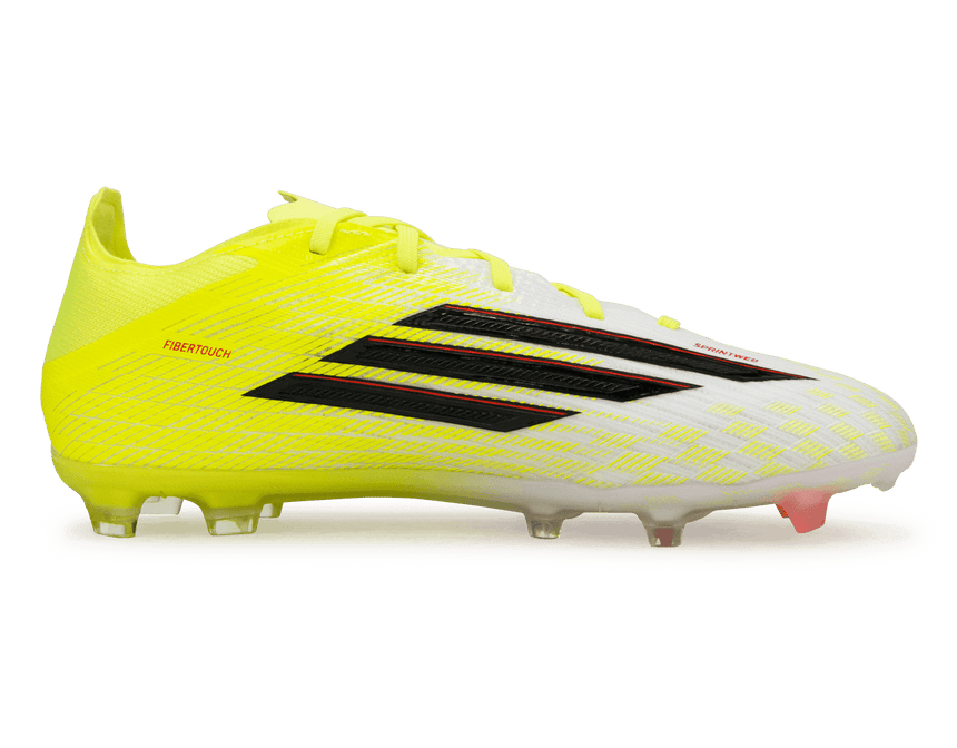 adidas Kids F50 Elite FG Solar Yellow/Black/Red Side