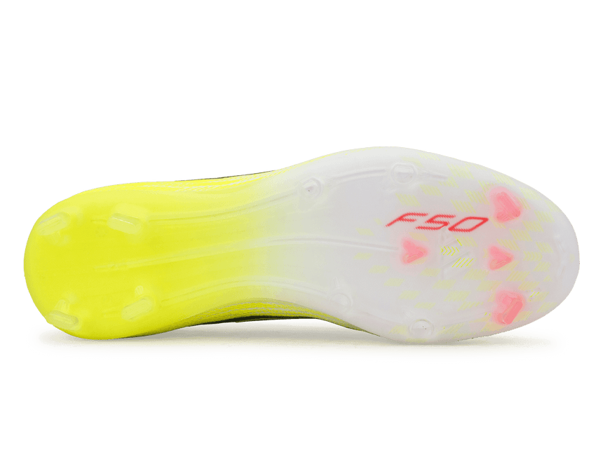 adidas Kids F50 Elite FG Solar Yellow/Black/Red Sole