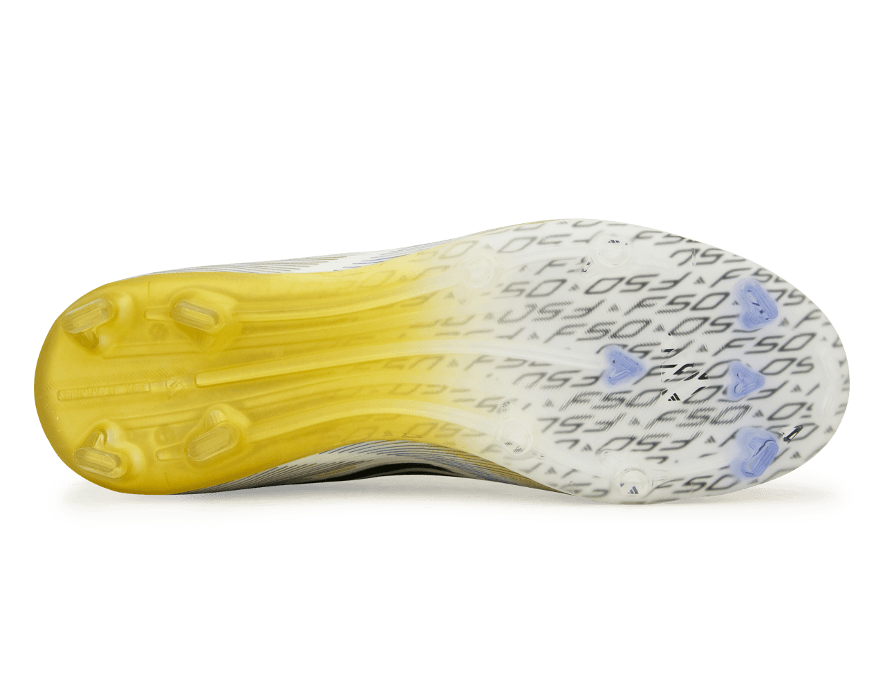 adidas Kids F50 Elite FG White/Black/Gold Sole