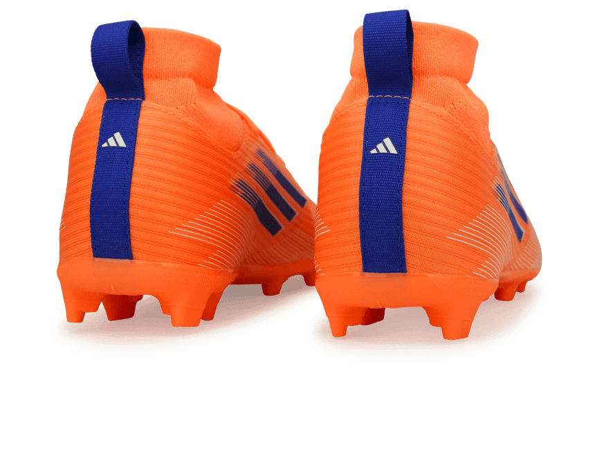 adidas Kids F50 League FG/MG Orange/Lucid Blue Rear
