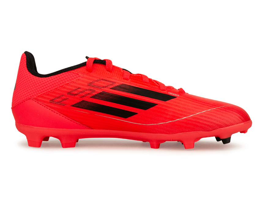 adidas Kids F50 League FG/MG Turbo/Aurbla/Platinum Side