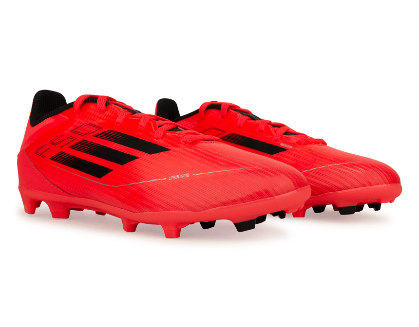 adidas Kids F50 League FG/MG Turbo/Aurbla/Platinum Together