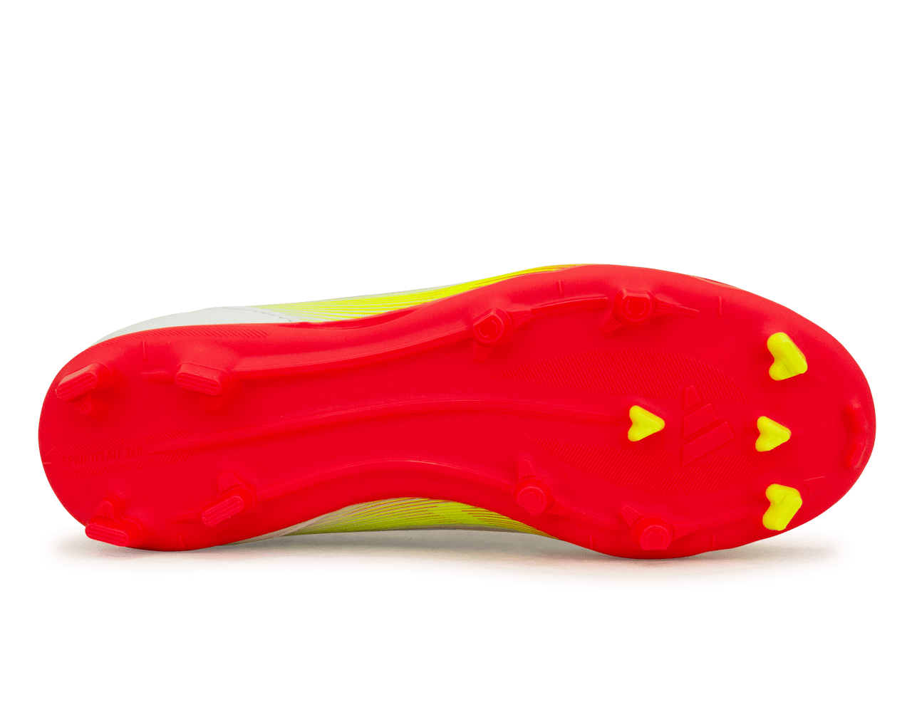 adidas Kids F50 League FG/MG White/Black/Yellow Sole