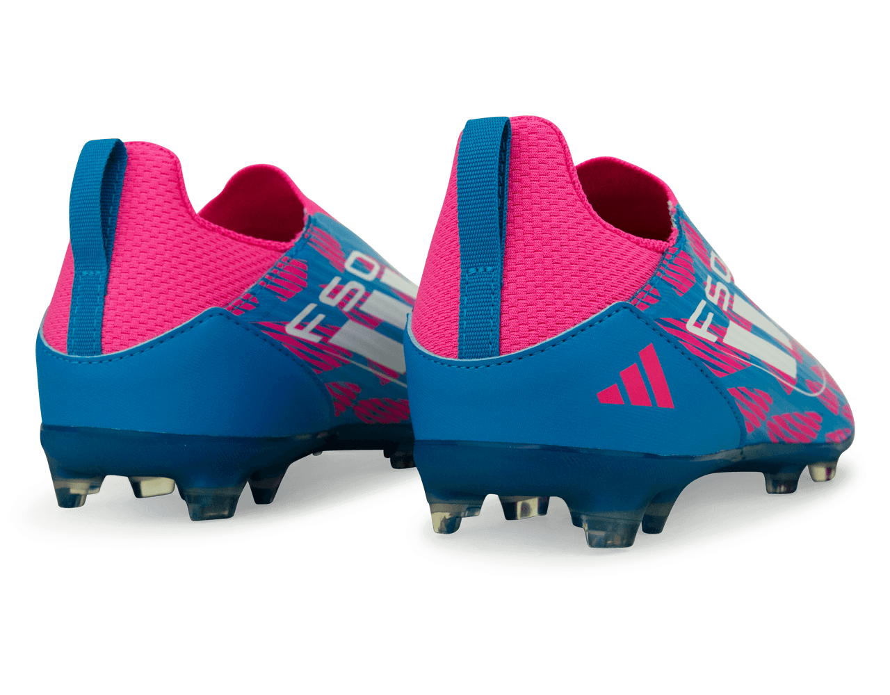 adidas Kids F50 League LL FG/MG Blue/White/Pink Rear