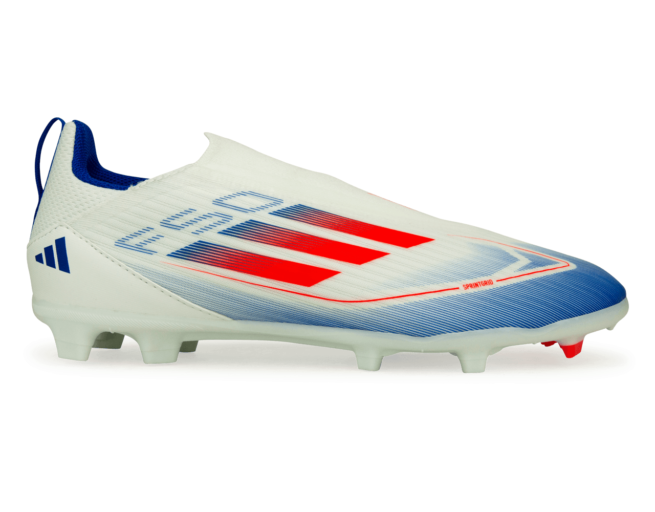 adidas Kids F50 League LL FG/MG White/Lucid Blue