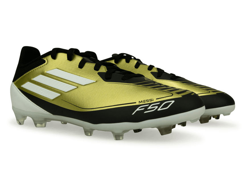 adidas Kids F50 League Messi FG/MG Gold/Black/White Together