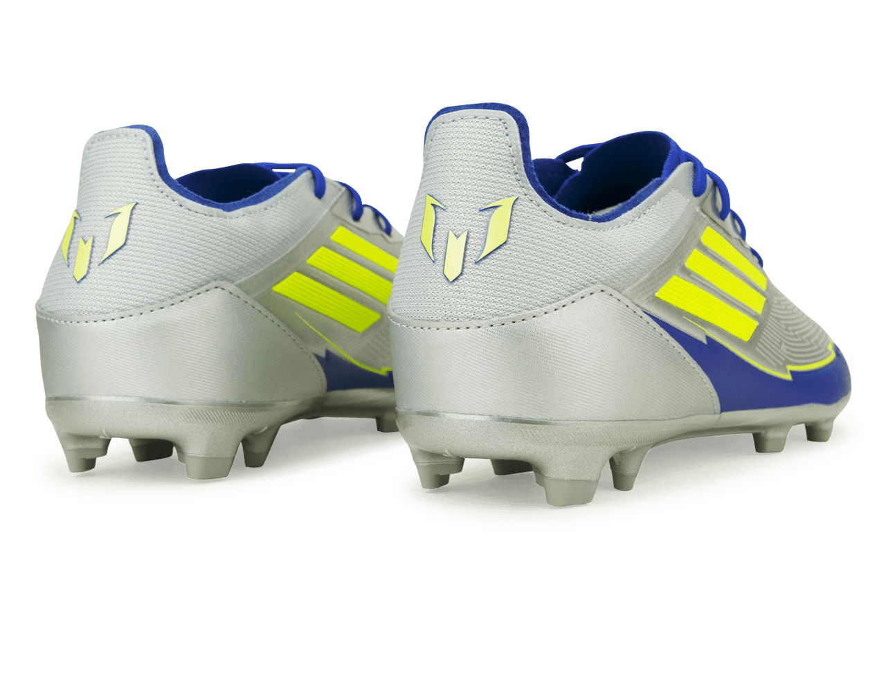 adidas Kids F50 Messi Elite FG Silver/Volt/Blue Rear